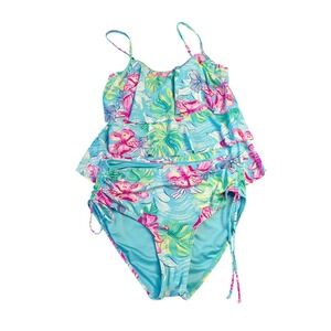 Stella Bella Stella Parker Collection Floral Tankini Large